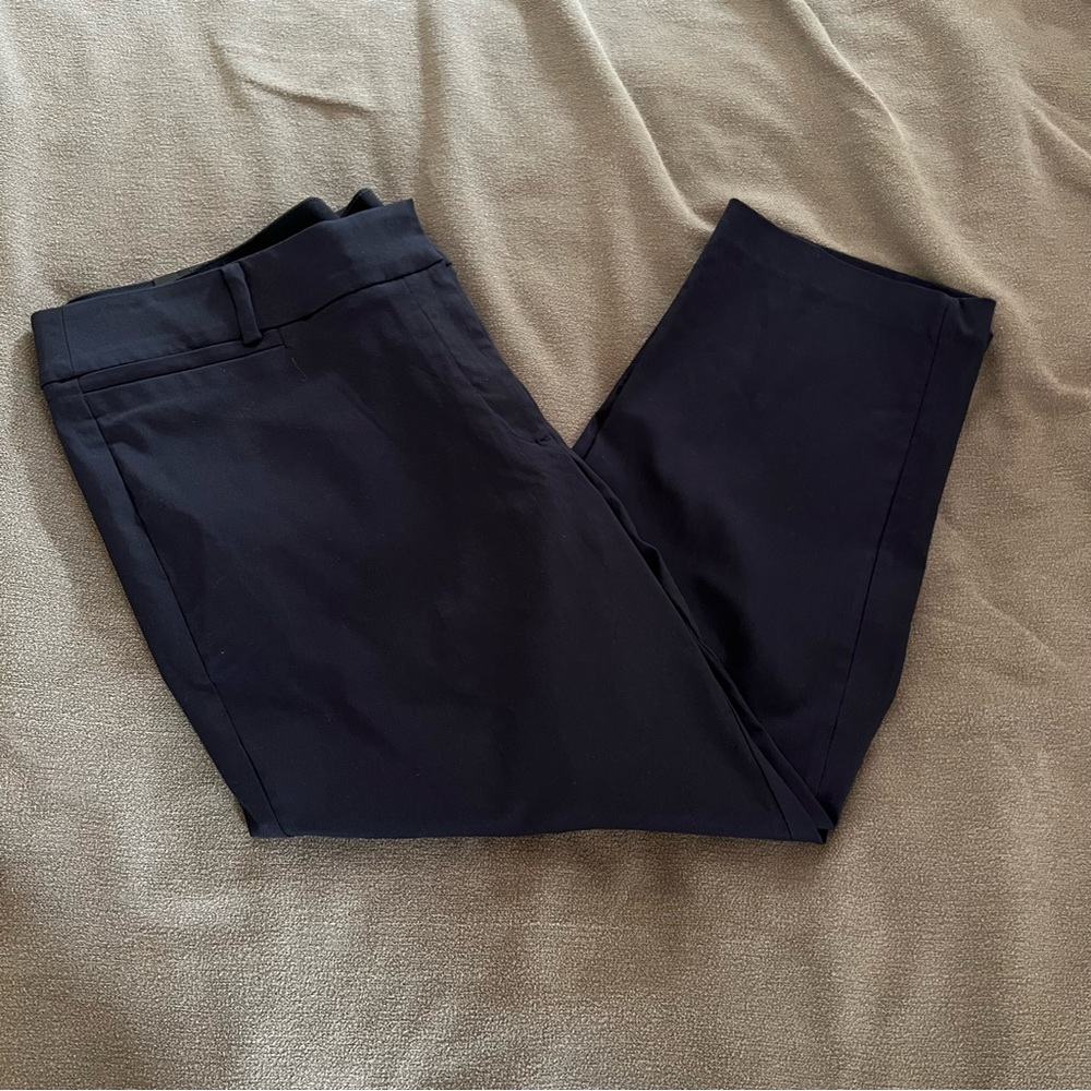 NWT Women’s Lane Bryant Dark Blue Trousers Ankle Size 20P - Picture 4 of 8